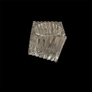 Elegant Clear crystal vintage Candle Holder